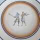 Set of 4 dishes, Gio Ponti, Richard Ginori, sport series