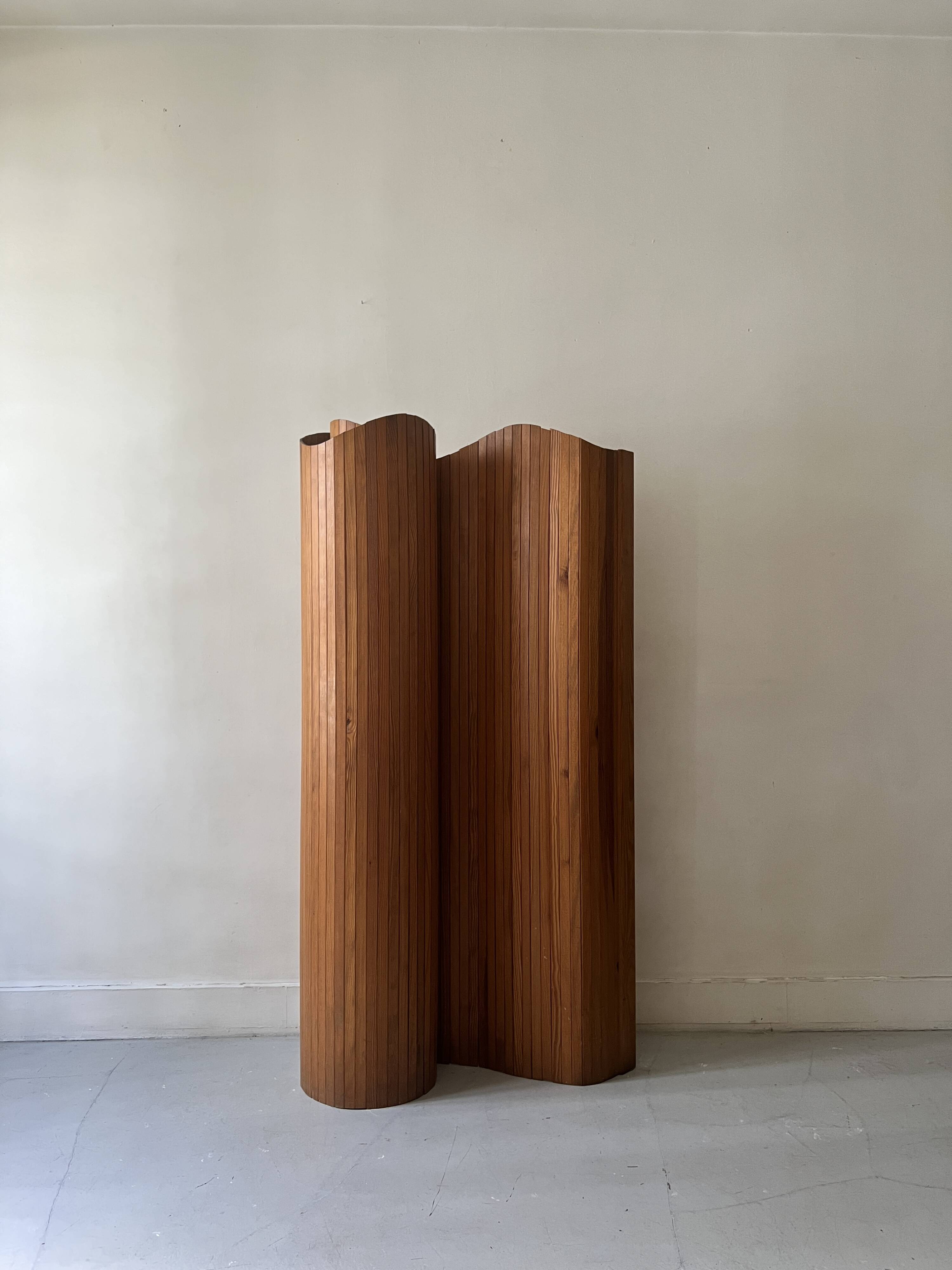 Baumann style modular wooden screen, 1950