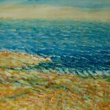 Coastal landscape by Gunnar Ingemar Erixon, 1992