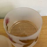 “Thistle” crystal box signed Bourdon