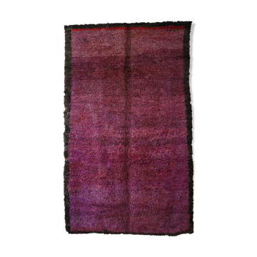 Tapis marocain violet  184 x 307 cm
