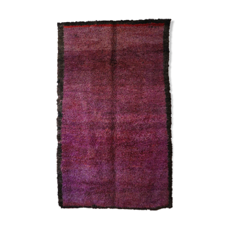 Tapis marocain violet  184 x 307 cm