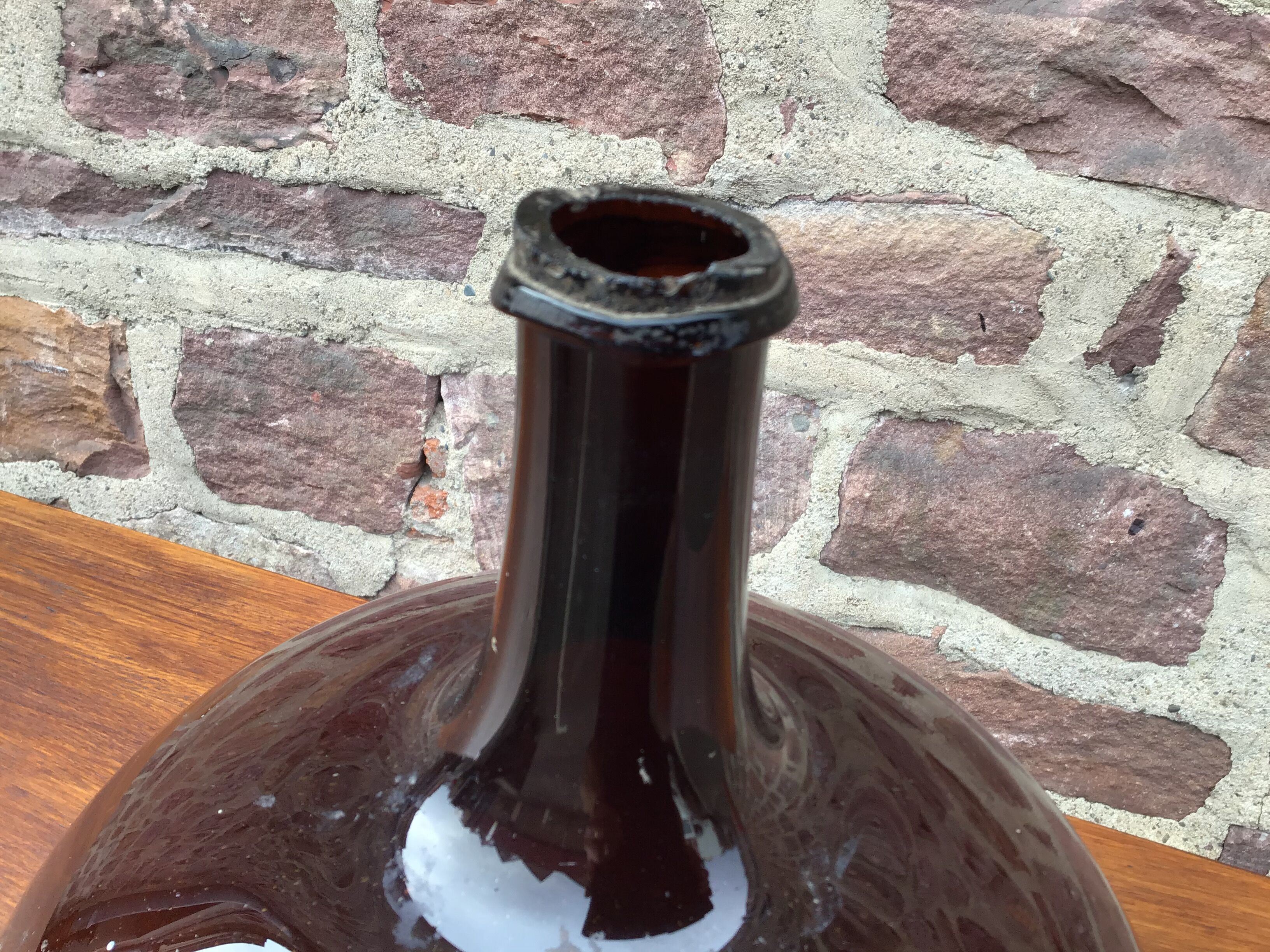 Demijohn Amber Brown 19th