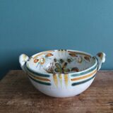 Lunch bowl and saucer Keraluc Quimper signed