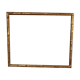 Old frame way bamboo gilded wood gold leaf 45x38 foliage 43x36 cm SB2