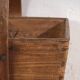 Antique solid wood basket (c.1900) #9