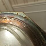Silver metal aperitif serving tray