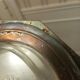 Silver-plated metal appetizer serving tray