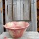 Pink cabbage slip salad bowl