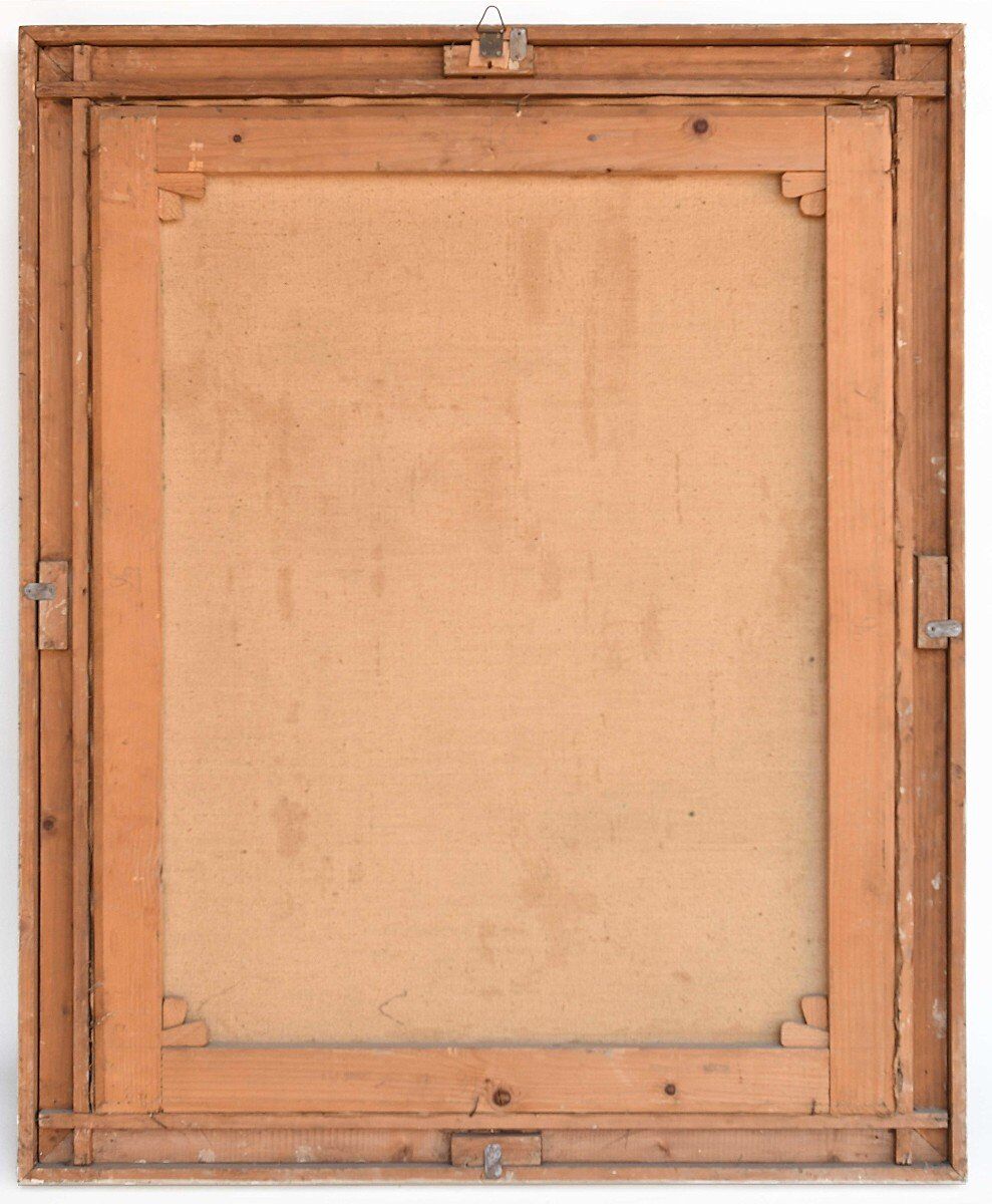 Oil on canvas - Scene in Venice