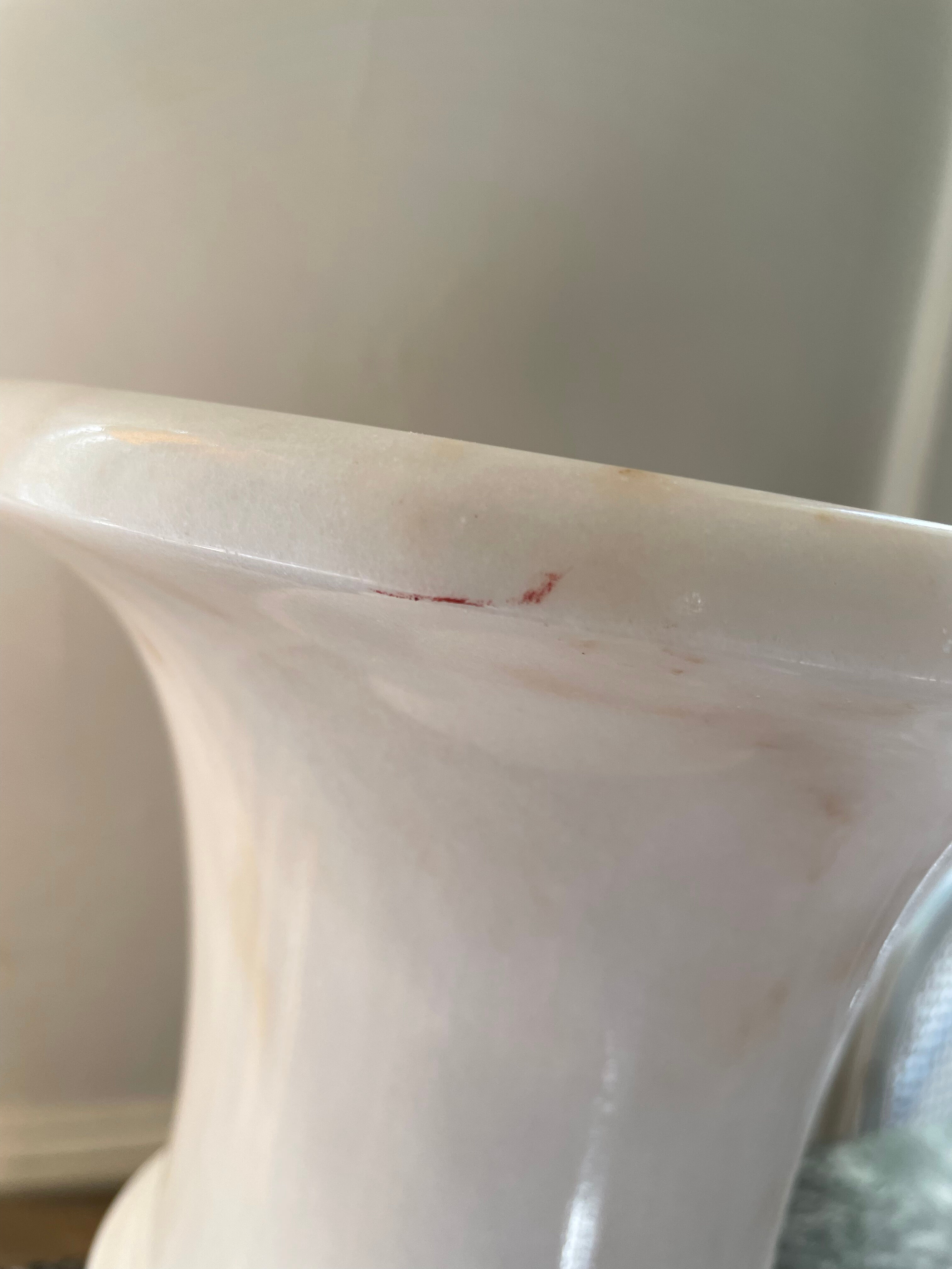 Medici vase in white marble