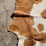 Tapis peau de vache vintage 1970