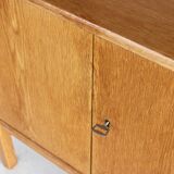 Vintage oak standing wall unit