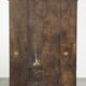 Antique oak farmhouse cupboard from the 17th century with original fittings
