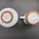 Vintage 1960s coffee service in ceramic, modernist design.