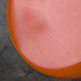 Set of 4 Vintage Mushroom Stool “Jurček” by Meblo, Retro Orange 1960s – Spa