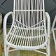 Série de 3 fauteuils rotin années 1970