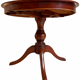 Vintage Extendable Round Dining Table in Burl Walnut Veneer, ca. 1930