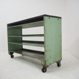 Vintage Industrial Low Shelves, Side Table 1960s