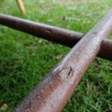 Table à manger bois et rotin
