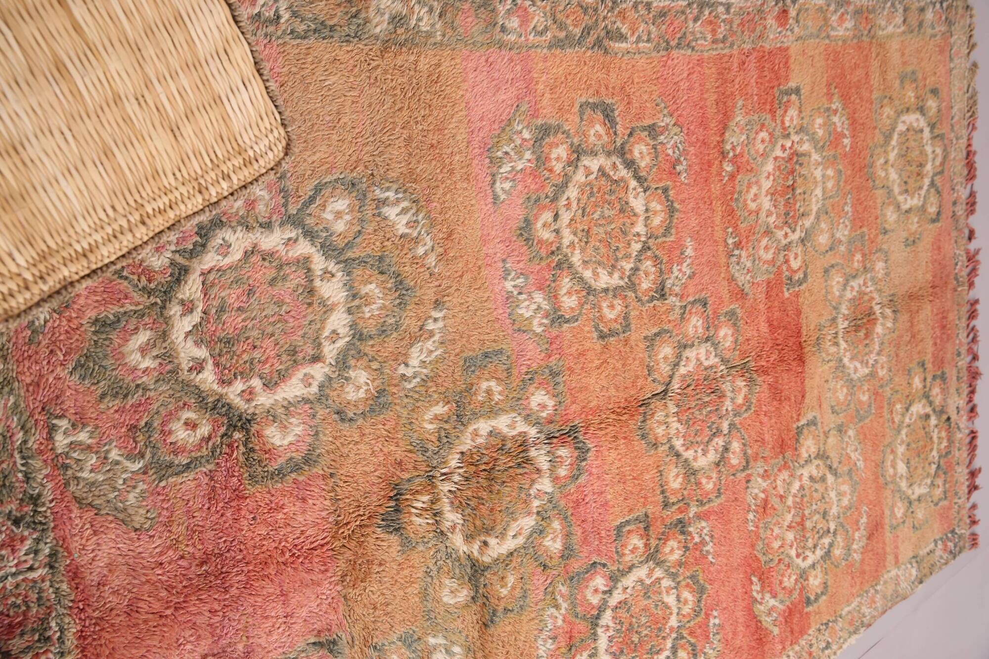 Vintage Moroccan rug 178 x 312 cm - Pink Berber rug - Old Handmade Rug
