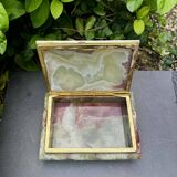 Ashtray, onyx box from the 1960s, vintage Italy.