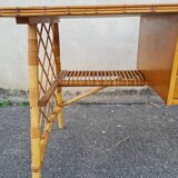 Louis Sognot rattan office 1960