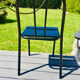 Industrial metal chair