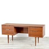 Midcentury Austinsuite Teak Desk / Dresser. Vintage Modern / Danish Style.