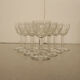 10 Old Art Deco Stemware – Cut Pattern