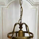 Brass lantern pendant lamp