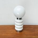 Space age glass table lamp from the mid-century by Carlo Nason for JBS, 1960s.