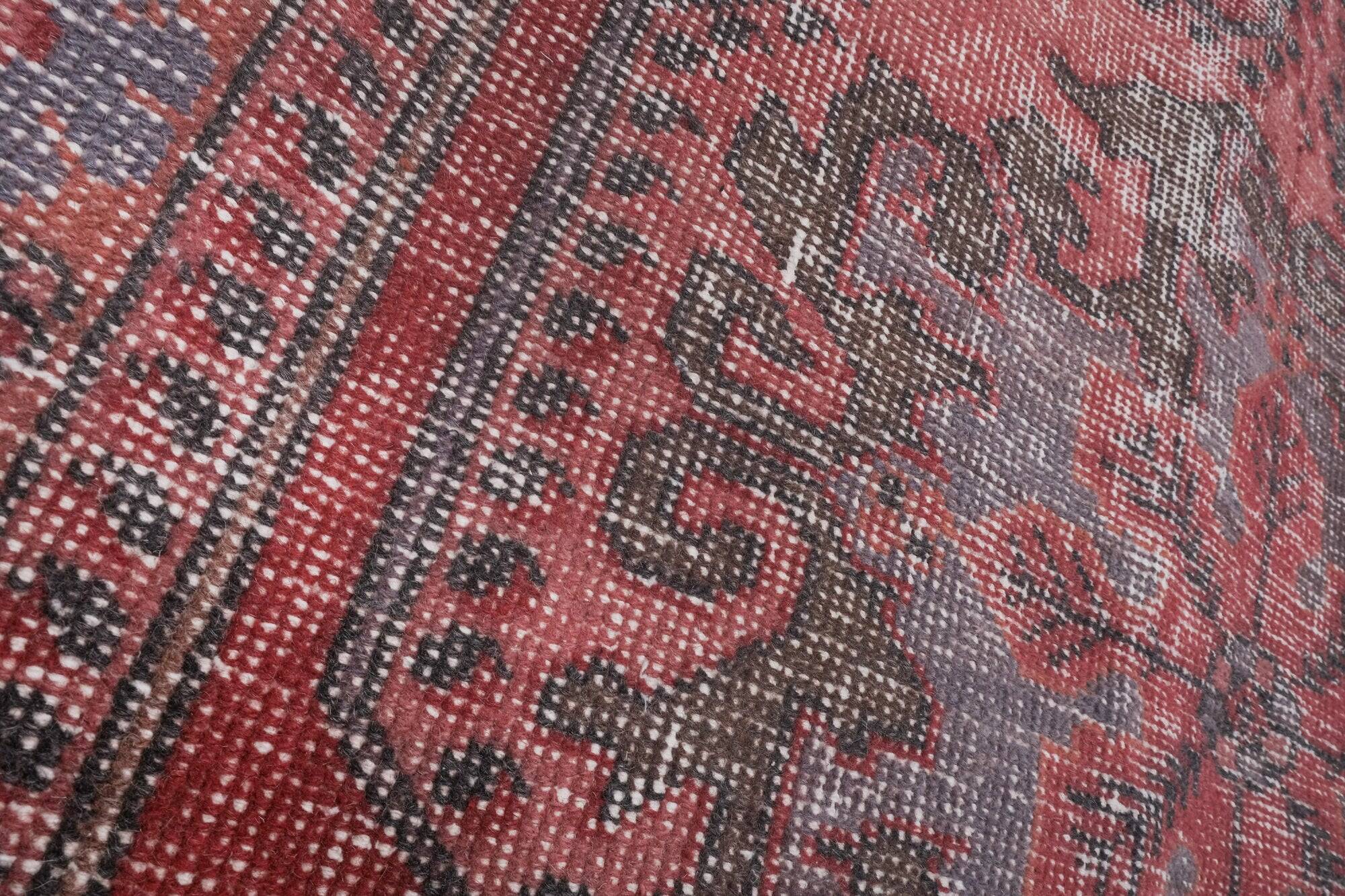 Vintage Turkish Oushak rug 124x201 cm