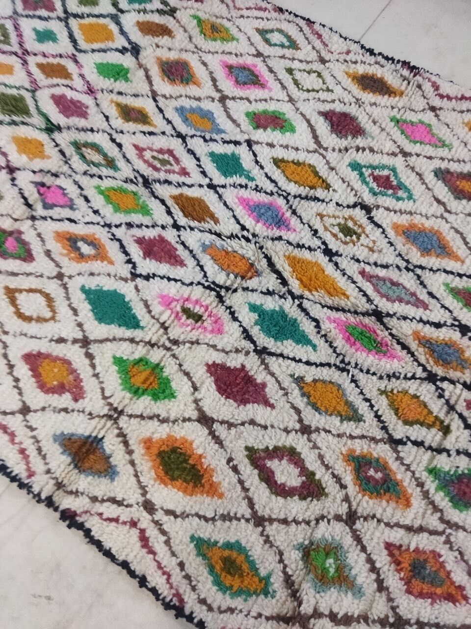 Moroccan carpet azilal 246x158cm