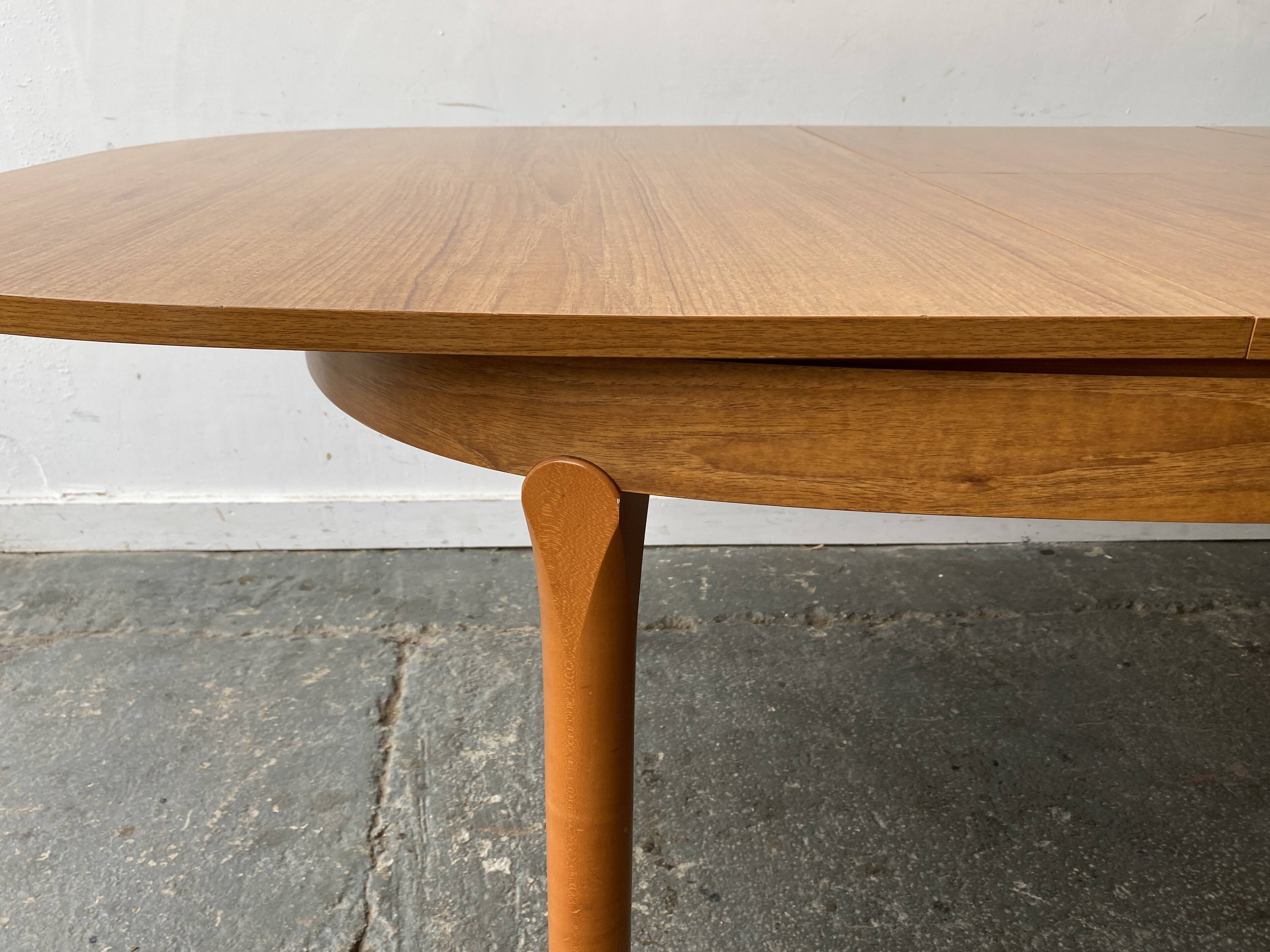 Mid-Century large dining table by Schreiber Furniture