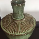 Vintage  enamelled ceramic vase 1970