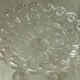 Crystal cut bowl on a fish head foot, late 19th century.