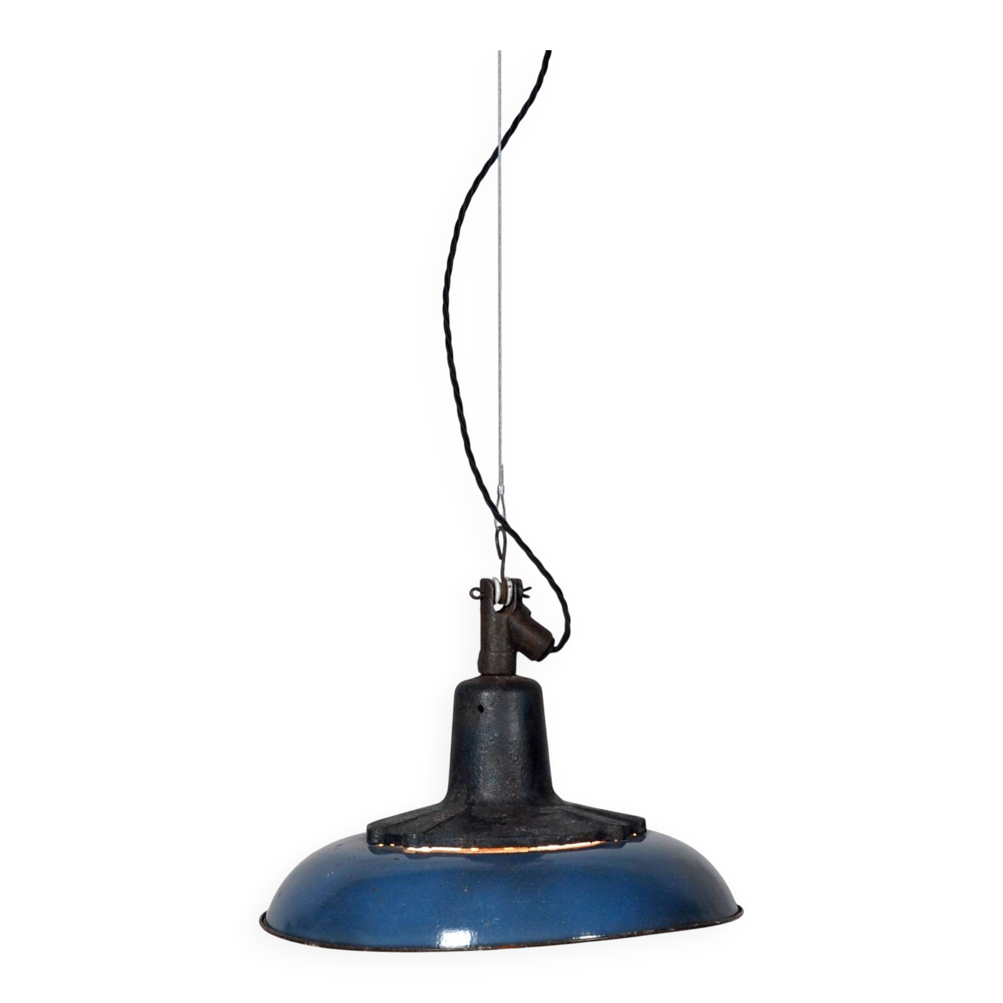 Industrial pendant lamp, 1950s