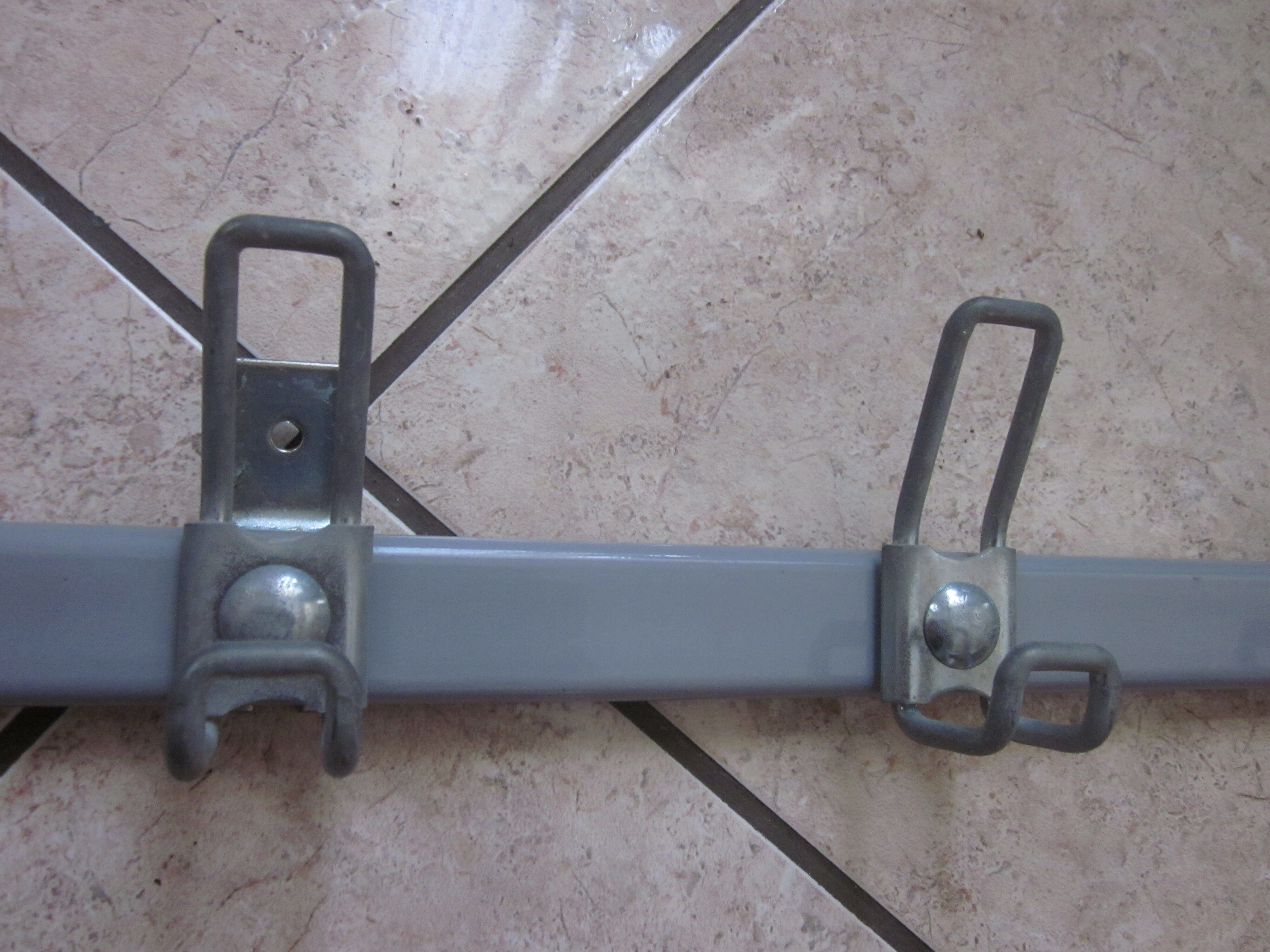 Metal school coat holder