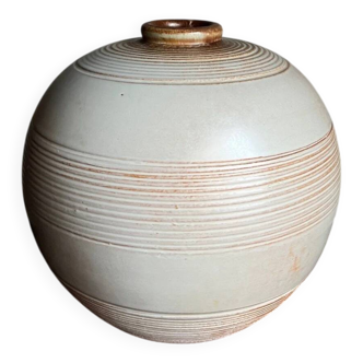 Vase en céramique Art Déco par Anna-Lisa Thomson | Upsala Ekeby | Suède | années 1930