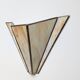 Pair of Art Deco glass paste wall lights