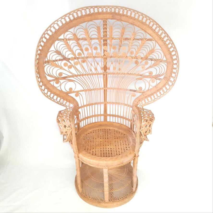 Armchair Emmanuelle peacock