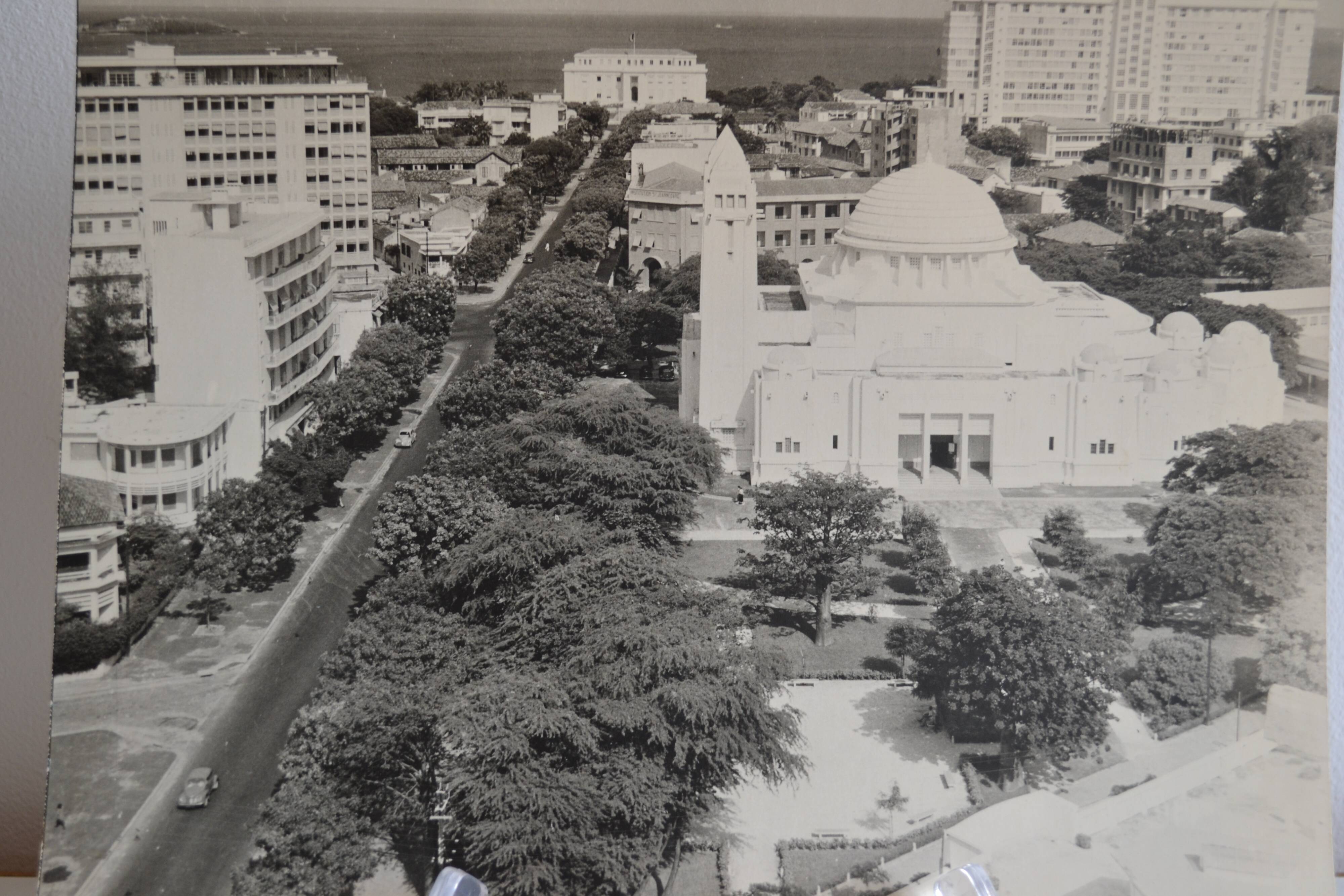 Anonymous silver photo africa senegal dakar cathedral district circa 1950