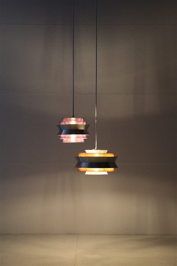 Granhaga / Carl Thore “Trava” medium pendant lamp / mid-century modern design / 1960s / 1970s