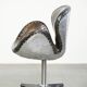 Chaise de bureau/côté Aviateur en cuir de vachette vintage Timothy Oulton Devon Spitfire