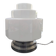 Vintage Skyscraper ceiling light, opaline glass table lamp, Bauhaus.