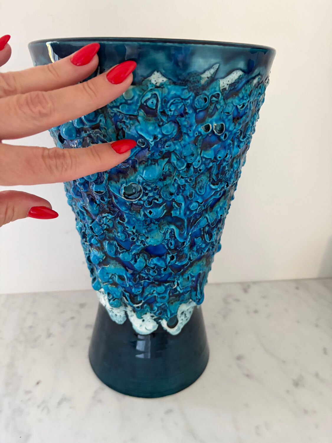 Fat Lava Vase Vallauris