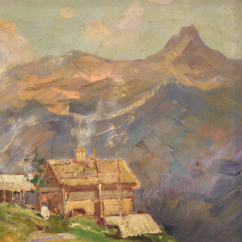 Signed landscape from the 1950s