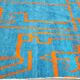 Large Moroccan rug made of natural wool, dimensions 250x150 cm, handmade.