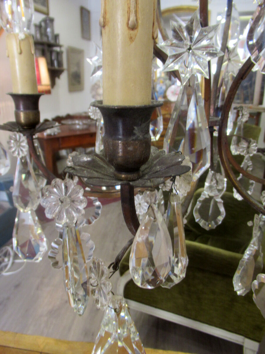 Chandelier with tassels